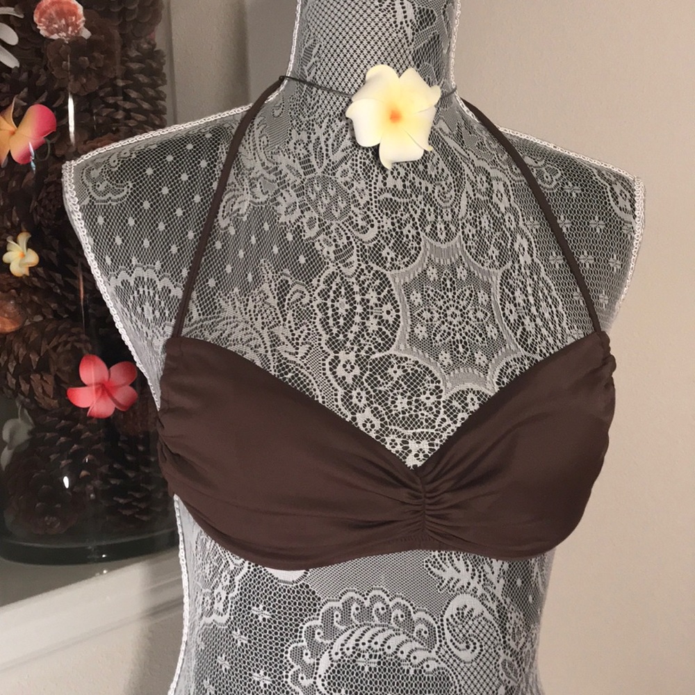 VICTORIA’S SECRET Choc Brown Bandeau String Top